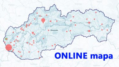 Online mapa COVID-19