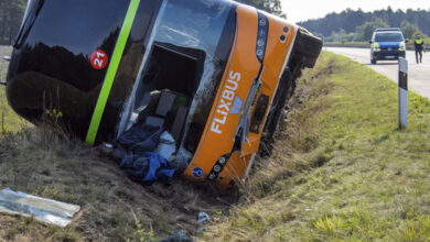 Nehoda autobusu Flixbus, Zdroj: TASR